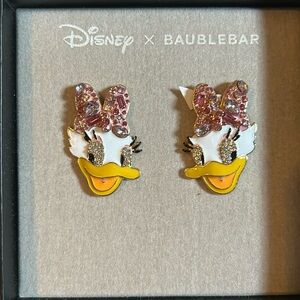 NEW Disney x Baublebar earrings Daisy Duck